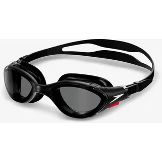 Schwimmbrille mit matten Gläsern - Speedo Biofuse 2.0, schwarz, EINHEITSGRÖSSE