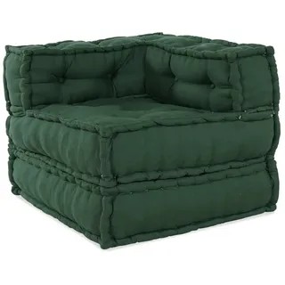 vidaXL Modulares Sofaelement Grün 70x70x54 cm Stoff