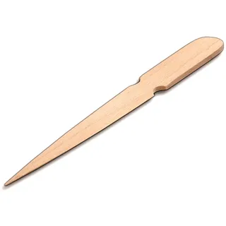 3X HOFMEISTER® Brieföffner aus heimischem Buchen-Holz, 21 cm, öffnet mit der Klinge alle Briefe sauber und schnell, hochwertiges Naturprodukt, handgefertigt in der EU