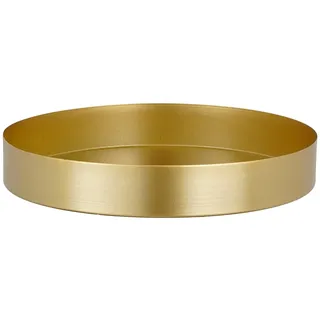 Mica Decorations Tablett Passo 3,5 cm x Ø 23,5 cm Gold