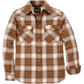 CARHARTT Langarmhemd Braun L