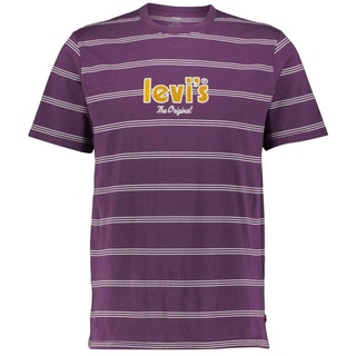 Levi's® T-Shirt Herren T-Shirt Relaxed Fit (1-tlg) lila S