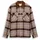 Overshirt mit Karomuster Braun M