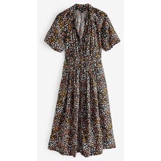 Next Midikleid Midikleid mit Puffärmeln (1-tlg) bunt 34 (GB: 6)