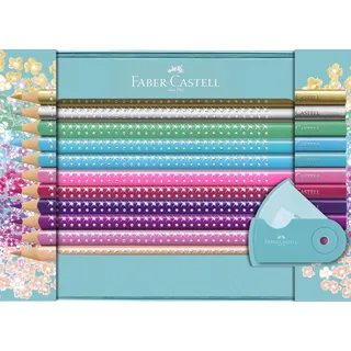 Faber-Castell Sparkle Geschenkset Metalletui Buntstift 20 St.