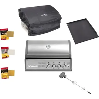Gasgrill Crossray Heatstrip Einbau Grillpaket 12,4 kW Infrarto-Grill Gas Grill Gartenkamin