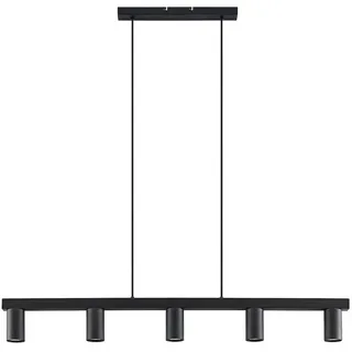 LINDBY Baliko 5-flg. 116 cm rechteckig schwarz