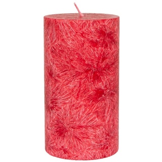 Kerzenfarm Hahn Stearin Stumpenkerze - rot 90x50mm