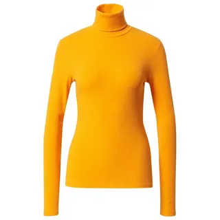 minimum Langarmshirt (1-tlg) Plain/ohne Details orange M