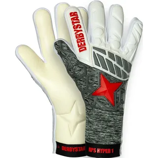 derbystar APS Hyper 1 Torwarthandschuhe weiß/grau/rot 12