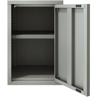 [en.casa] Hängeschrank Burlöv 50x33x35 cm Stahl Grau 33 x 35 50 x