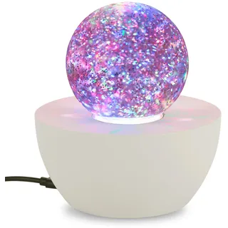 B.K.Licht RGB Tischlampe Altweiß 3 St.