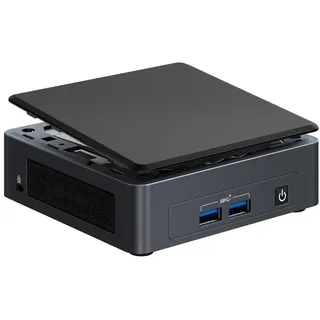 Intel® NUC 11 Pro Kit NUC11TNKi5 ohne Be­triebs­sys­tem Barebone-PC schwarz
