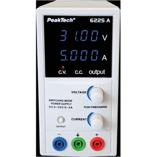 Peaktech 6225 A Labornetzgerät, 0 - 30 V, 0 - 5 A, stabilisiert
