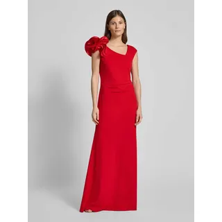 Vera Mont Abendkleid mit seitlicher Raffung, Rot, 40