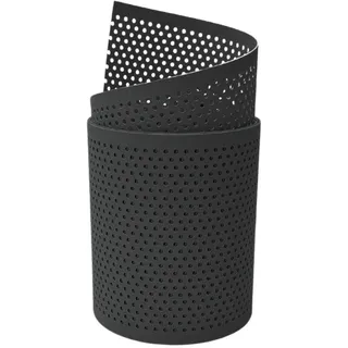 zaun|zu® Sichtschutzstreifen 2,55 m Anthrazit Polypropylen 2 St.