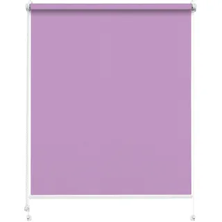 Rettika Sichtschutz Rollo ohne Bohren - Pastell Amethyst, Breite: 40cm, Höhe 120 - Rollos für Fenster ohne Bohren, Fenster rollos für innen, Jalousien zum Klemmen, Klemmrollo