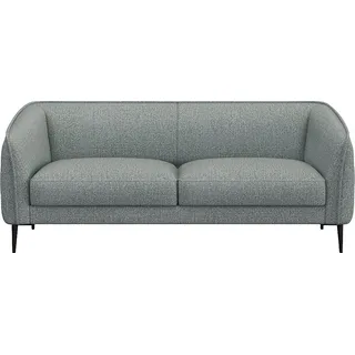 FLEXLUX 2,5-Sitzer Belle Designsofa, Couch, bequem durch Kaltschaum im Sitz, Skandinavisches Design, In hochwertiger Verarbeitung blau