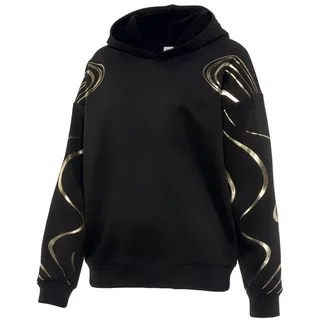 LASCANA Hoodie Gold/Schwarz XS (32/34)
