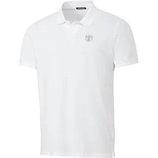 Chiemsee Herren Poloshirt, 100% Baumwolle, bequemes Poloshirt/T-Shirt mit lässigem Kragen, leichte Herrenoberbekleidung, atmungsaktiv & luftdurchlässig, Weiß, Gr. M - M