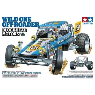 TAMIYA RC-Auto Wild One OR Blockhead Motor 2CH Bausatz blau (300058695)