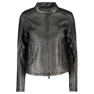 Desigual Outdoorjacke Stylische Damenjacke in Schwarz mit Taschen und Reißverschluss XS