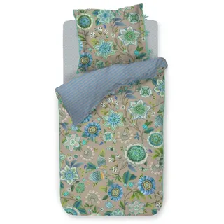 PiP Studio Bettwäsche Viva La Vida Bettwäsche blau 155x220cm (1 Set)