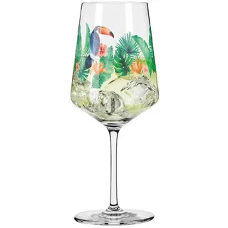 Ritzenhoff Cocktailglas Ritzenhoff Sommertau Hugo #13 A. Hakobyan F22, Kristallglas bunt|weiß