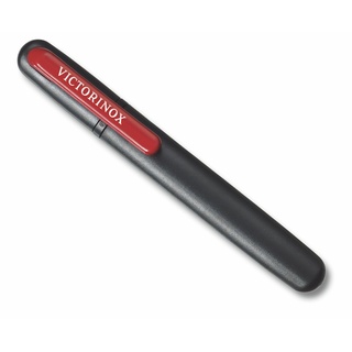 Victorinox Dual-Messerschärfer Outdoor, Taschenmesser Schärfer, Schleifstein klein, schwarz