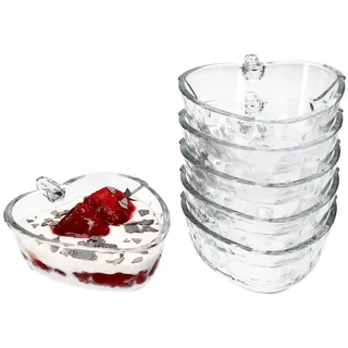 Mambocat Erdbeerschale Transparent 6-tlg.