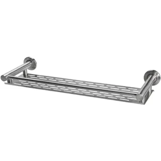 Gummiprodukt MB1108 - Edelstahl Wandregal in 5 Längen (gebürstet, 70cm)