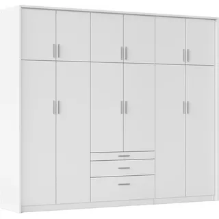 Rauch Drehtürenschrank HILDESHEIM 275 x 231 x 58 cm Weiß