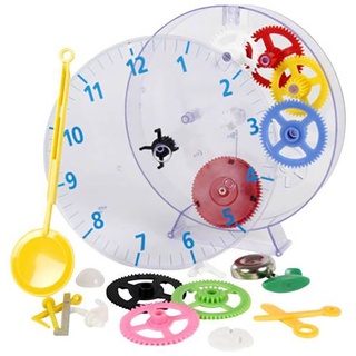 Techno Line Model kids clock Mechanisch Wanduhr Lernbausatz 20cm x 3.5cm Transparent