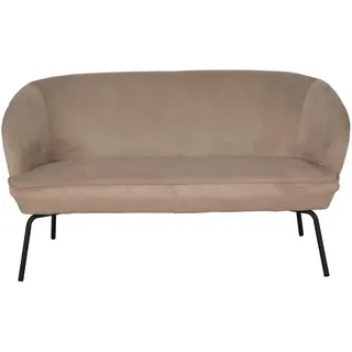 P & B Küchensofa, Taupe, Metall, 2-Sitzer, 148x77x73 cm, Küchen, Küchenmöbel, Küchensofas