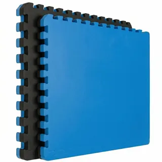 Eyepower Kampfsportmatte 90 cm Blau/Schwarz