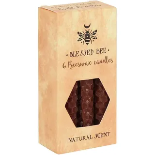 Blessed Bee Beeswax Earth Magic Kerze, 5 x 11 cm, Braun