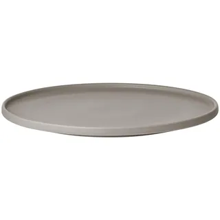 blomus Speiseteller -MAKOTO- | Essteller aus Keramik | Farbe Elephant Skin | Geschirr & Tafelservice
