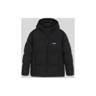 Relaxed Fit Puffer Jacket mit Kapuze Modell 'BODO', BLACK, XXL