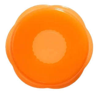 Kochblume Stretch-ii Ø8,5cm | Frischhaltedeckel | Universaldeckel | Für Anwendungen von 6-11cm | Premium-Silikon | Hitzebeständig | Spülmaschinenfest | Farbe: orange