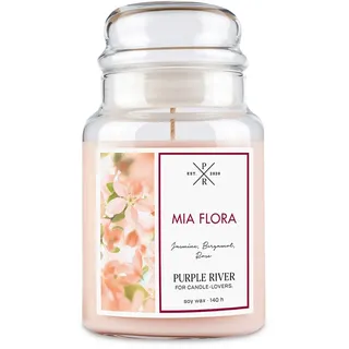 fragrance and style gmbh Purple River Duftkerze 623 g blau