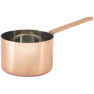 Genware Mini Copper Saucepan 9 x 6.3cm Set of 6