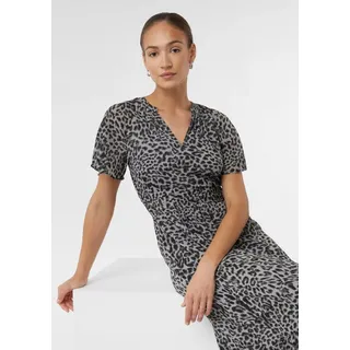 Comma, Kleid, schwarz|grau, 44