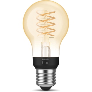 Philips Hue LED-Leuchtmittel E27 Einzelpack White A60 Filament 550 lm