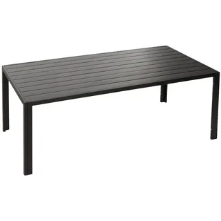 chefgastro Alu-Esstisch Bistrotisch 180 x 73 x 80 cm Anthrazit