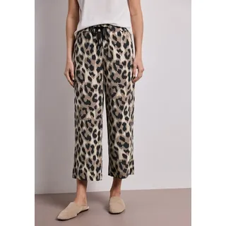 STREET ONE Wide Leg Hose Beige 32