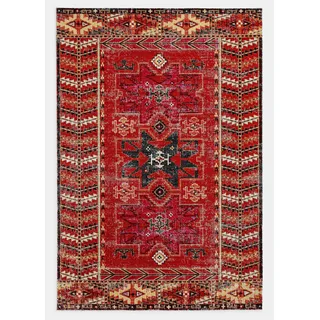 bonprix In-und Outdoor Teppich in warmen Farben, rot, 60x110 cm