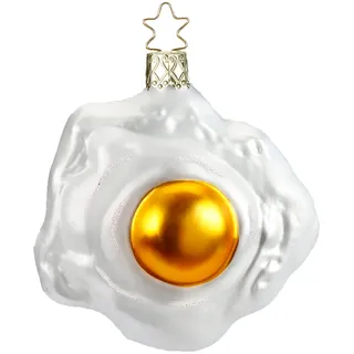 Inges Glas Christbaumschmuck Spiegelei 12cm - Bunt
