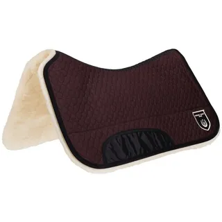 Christ Westernpad Wollhöhe 30 mm Braun-Natur 80 x 80 cm