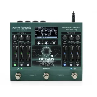 Electro Harmonix Oceans Abyss Reverb-Effektgerät für E-Gitarre