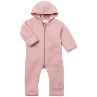Engel Baby Overall mit Kapuze und Reißverschluss | 100 % Bio-Merinoschurwolle (kbT) | Atmungsaktiv & temperaturregulierend - 62/68